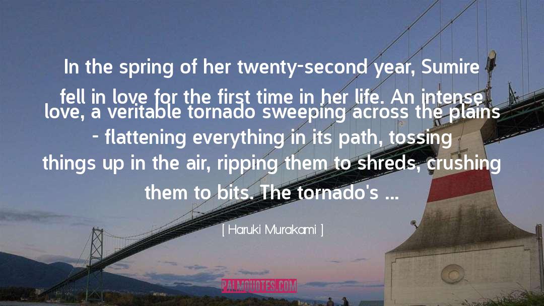 Fell In Love quotes by Haruki Murakami