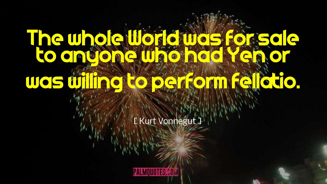 Fellatio quotes by Kurt Vonnegut