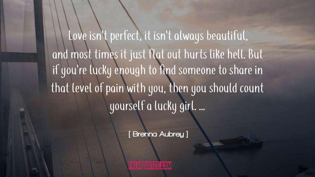 Felling In Love quotes by Brenna Aubrey