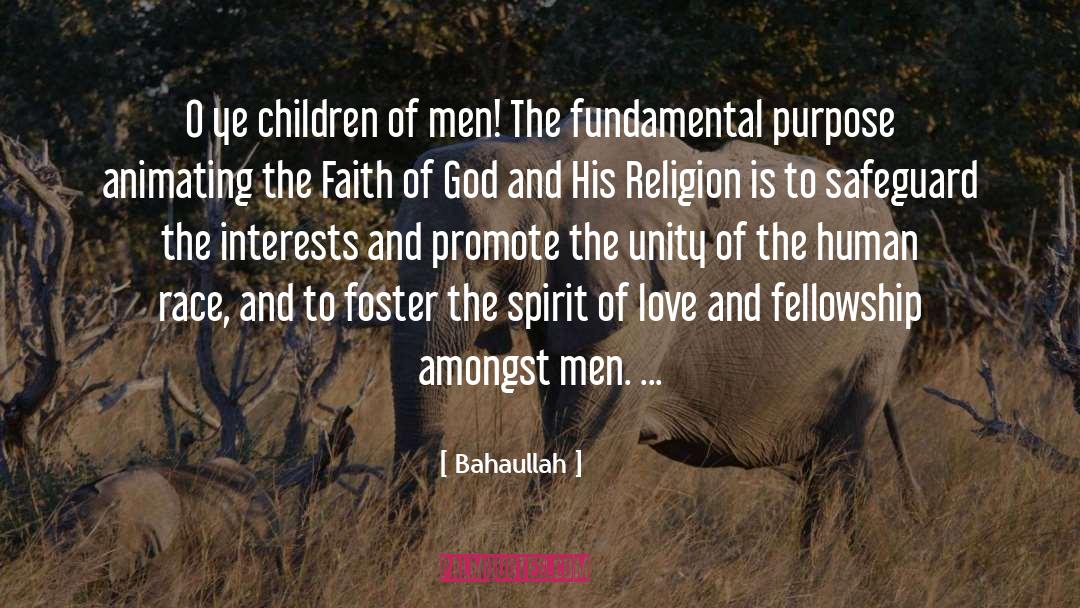 Fellowship quotes by Bahaullah