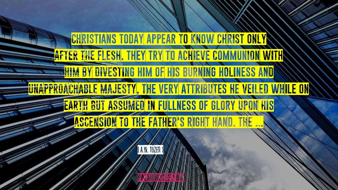 Fellowship With Christ quotes by A.W. Tozer