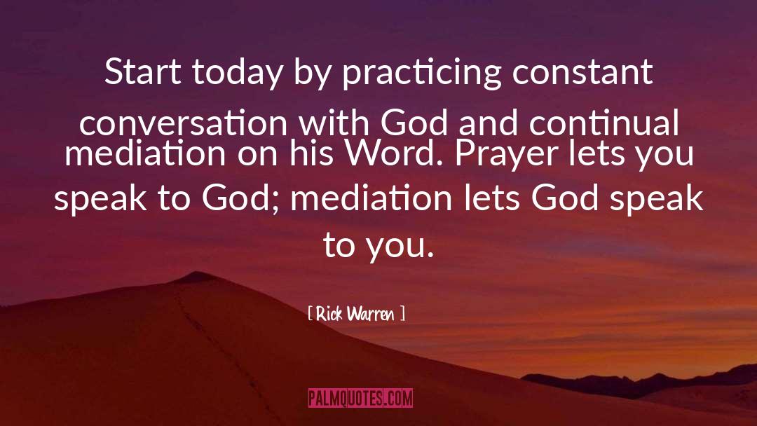 Fellowship With God quotes by Rick Warren