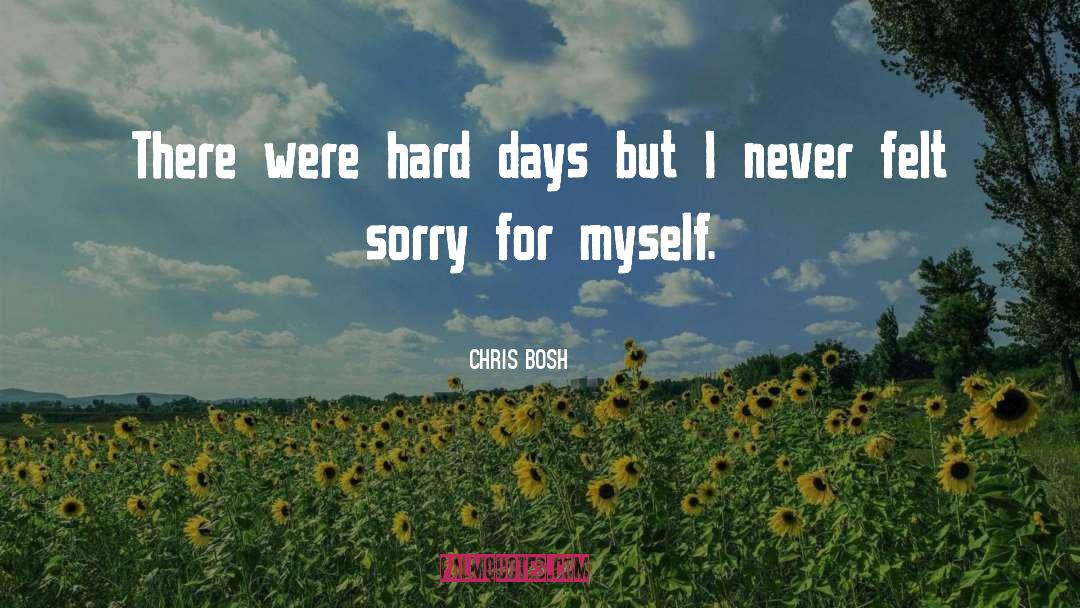 Felt Sorry quotes by Chris Bosh
