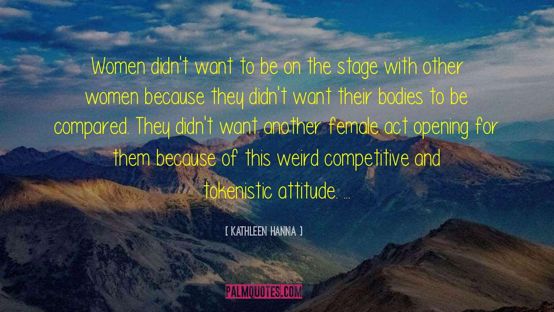 Female Authors quotes by Kathleen Hanna