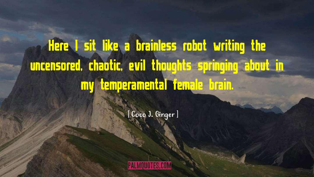 Female Brain quotes by Coco J. Ginger