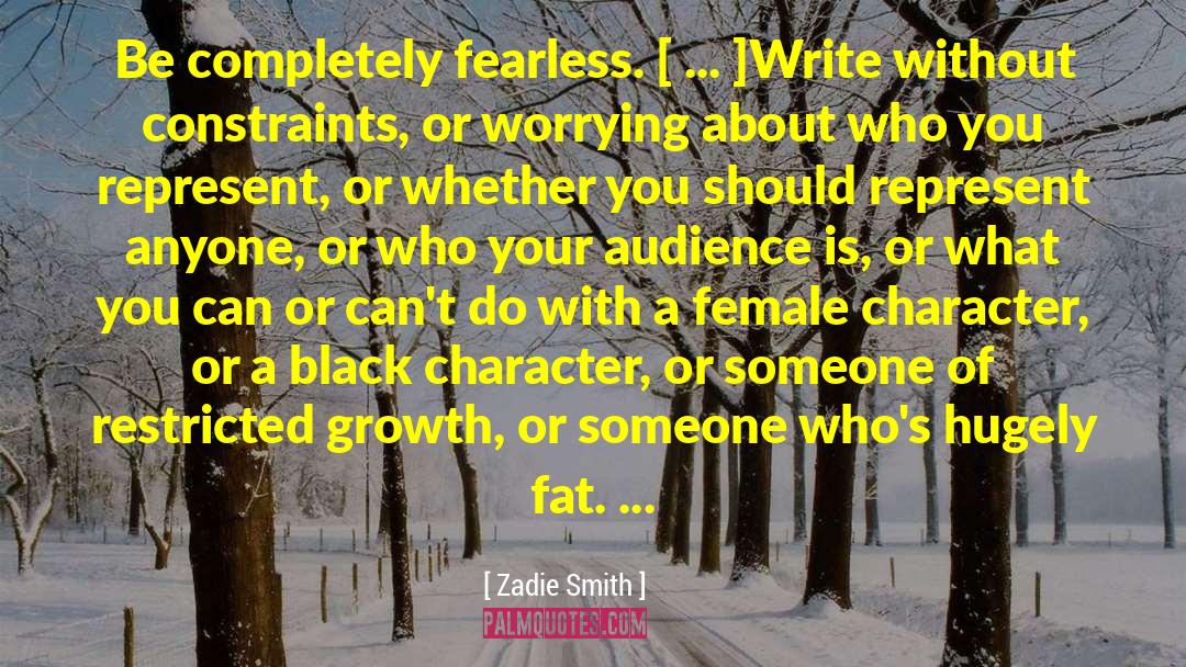 Female Character quotes by Zadie Smith