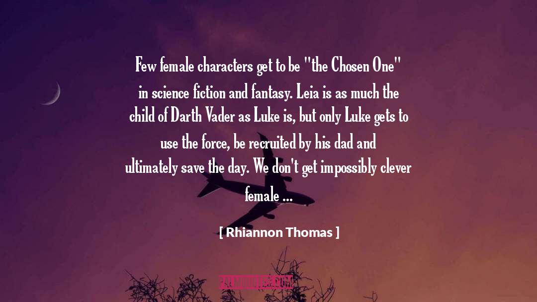 Female Characters quotes by Rhiannon Thomas