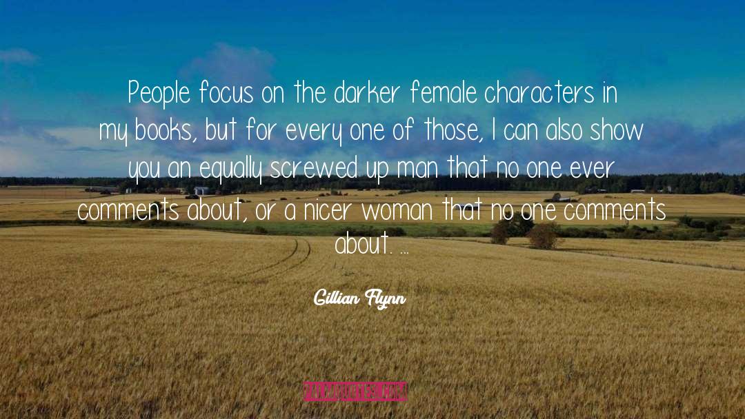 Female Characters quotes by Gillian Flynn