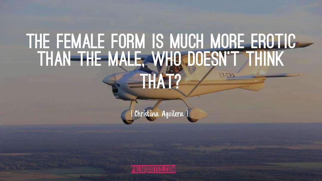 Female Form quotes by Christina Aguilera