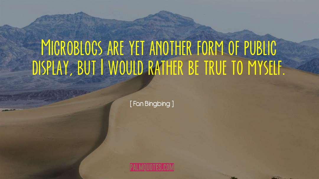 Female Form quotes by Fan Bingbing