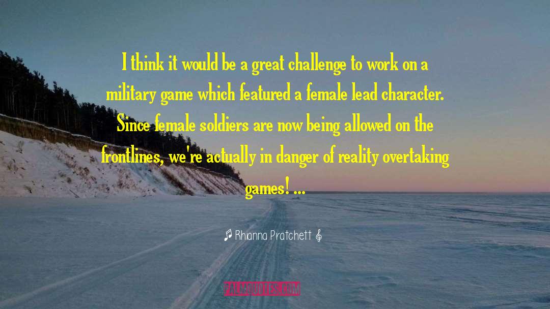 Female Hero quotes by Rhianna Pratchett