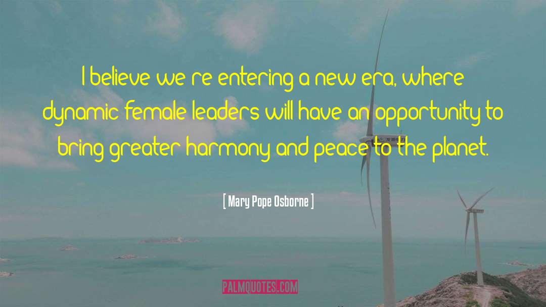 Female Leaders quotes by Mary Pope Osborne