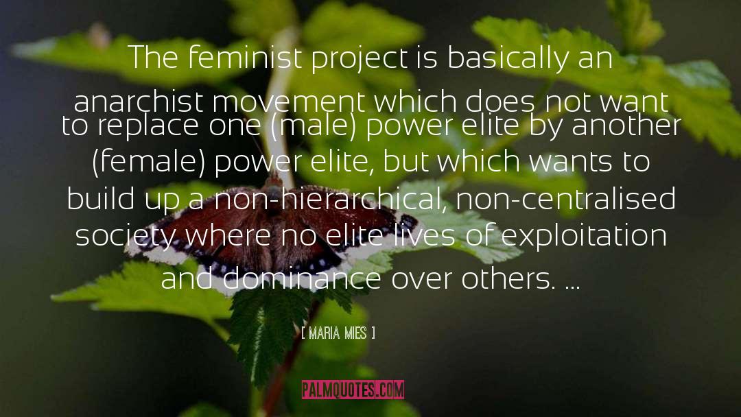 Female Power quotes by Maria Mies