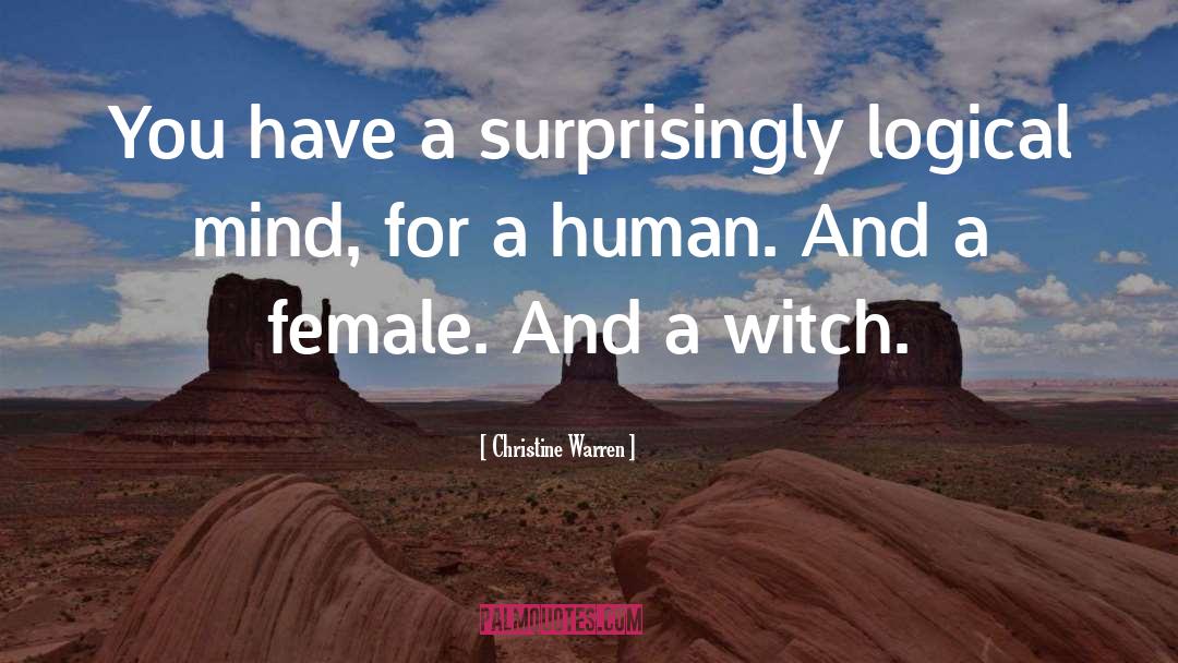 Female quotes by Christine Warren