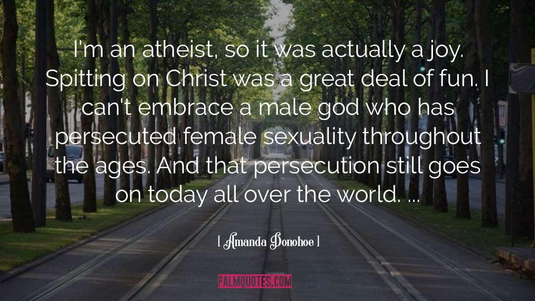 Female Sexuality quotes by Amanda Donohoe