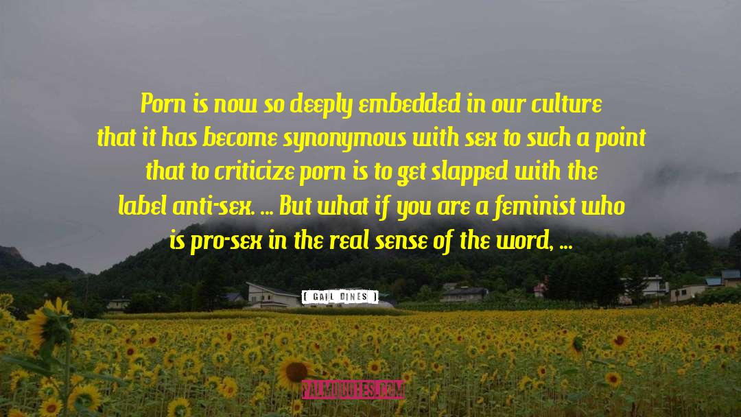 Femenism quotes by Gail Dines