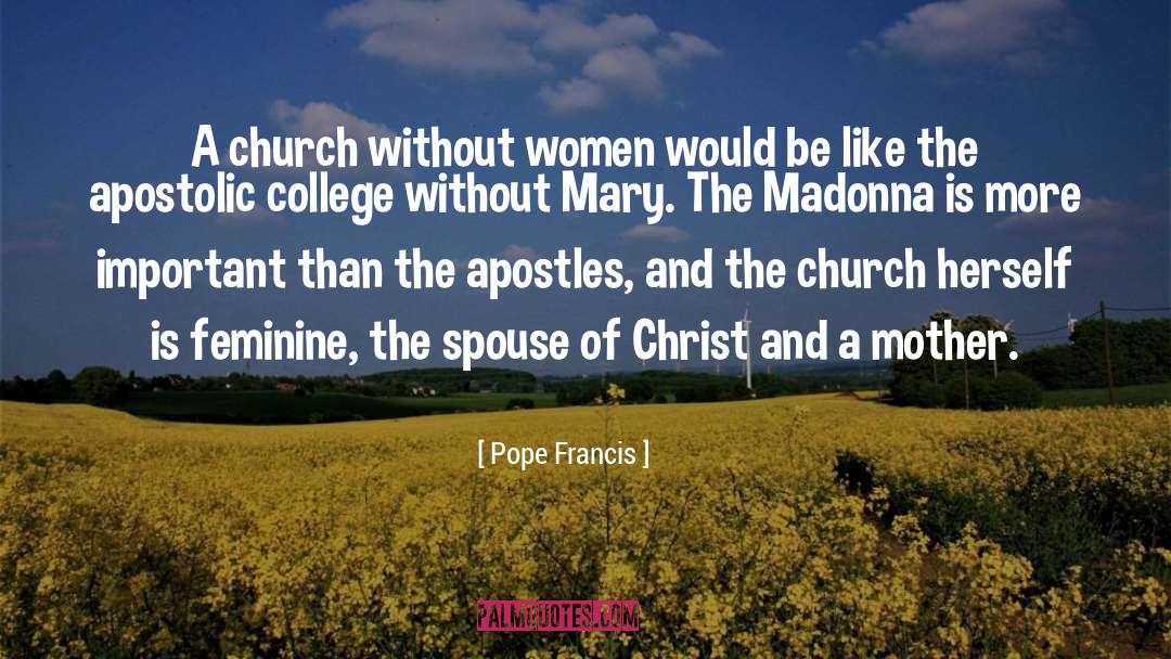 Feminine Archetypes quotes by Pope Francis