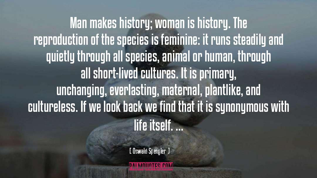 Feminine quotes by Oswald Spengler