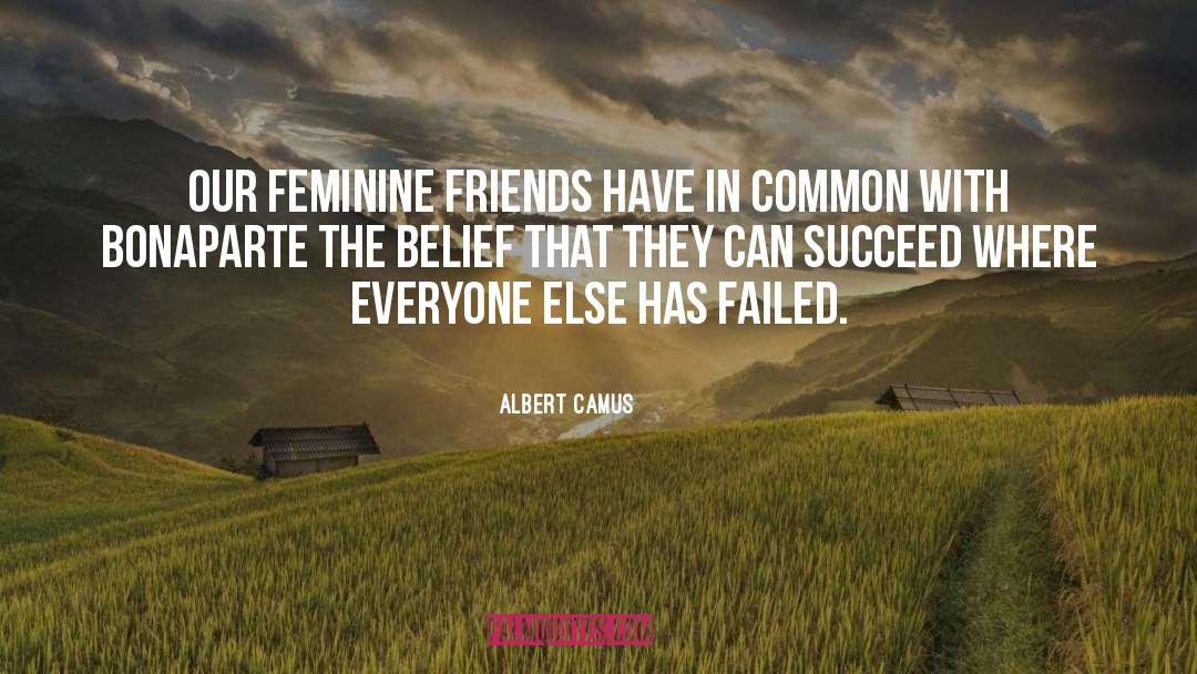 Feminine quotes by Albert Camus
