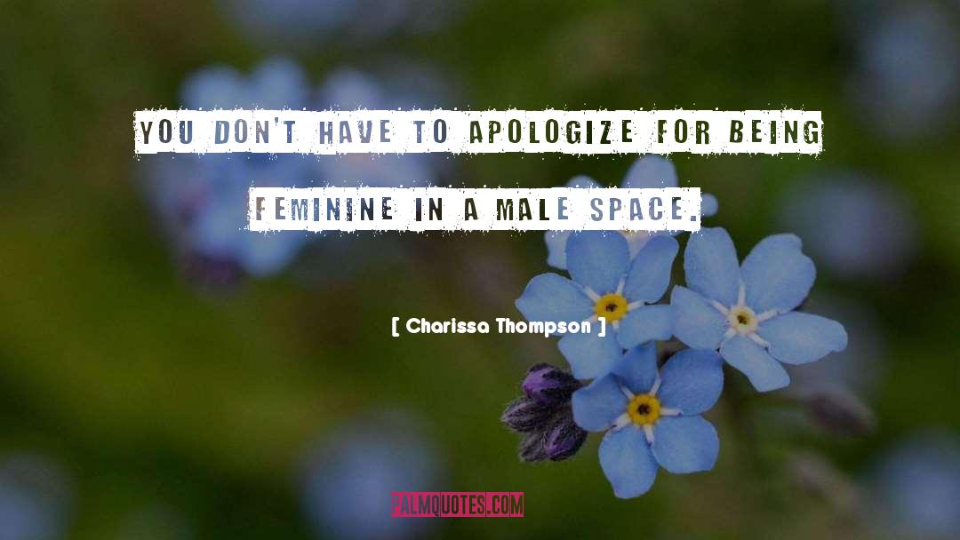 Feminine quotes by Charissa Thompson