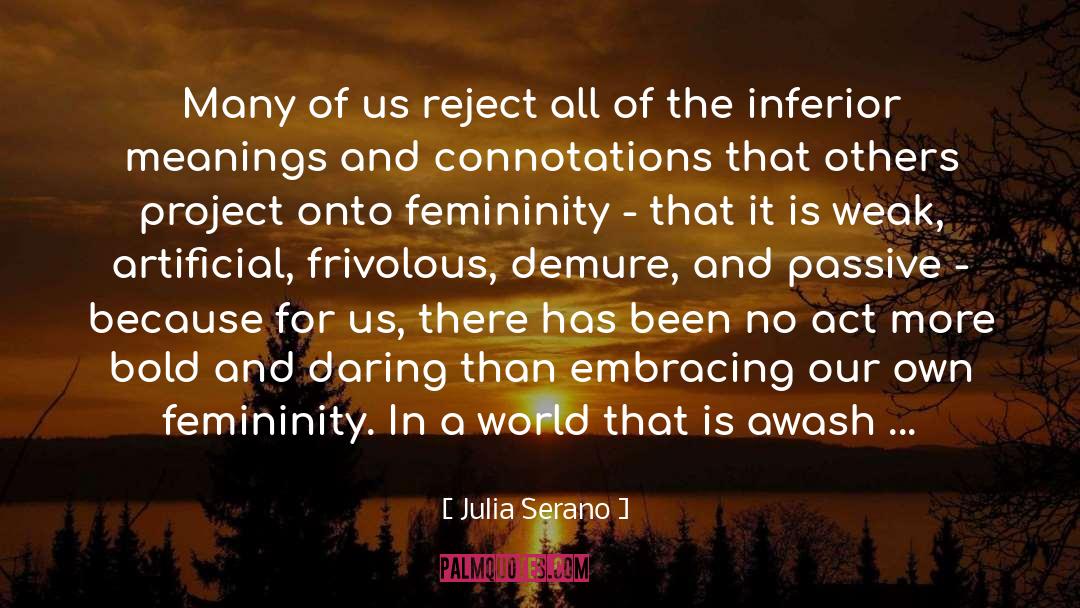 Femininity quotes by Julia Serano