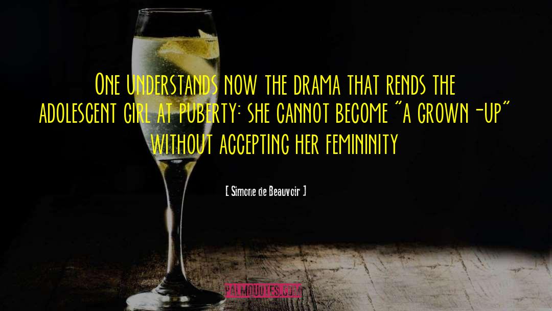 Femininity quotes by Simone De Beauvoir