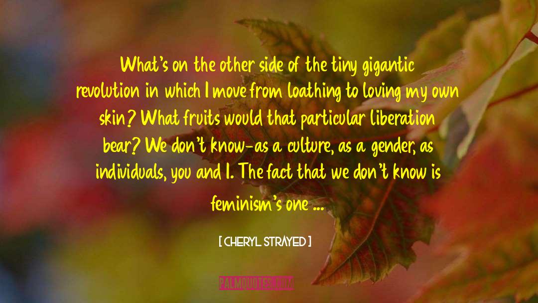 Feminism Gender Gender quotes by Cheryl Strayed