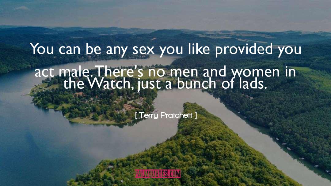 Feminism Gender Gender quotes by Terry Pratchett