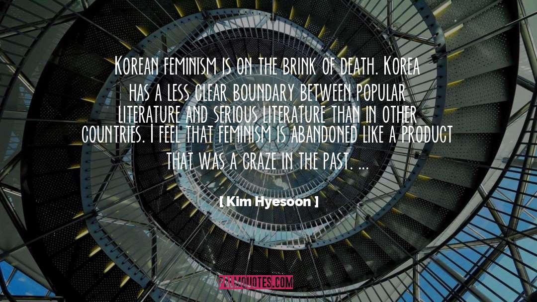 Feminism Lite quotes by Kim Hyesoon