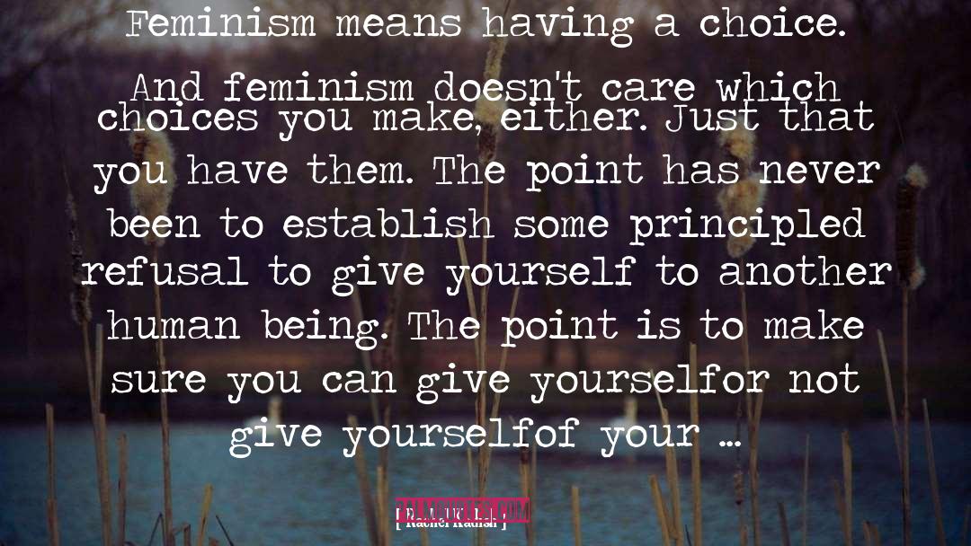 Feminism quotes by Rachel Kadish