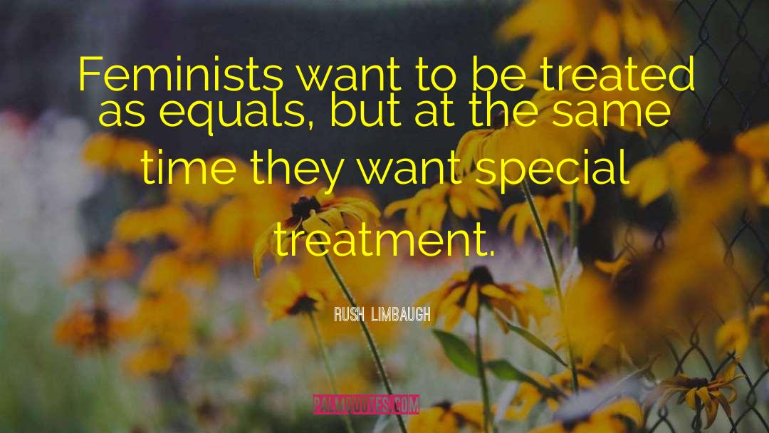 Feminist Authors quotes by Rush Limbaugh