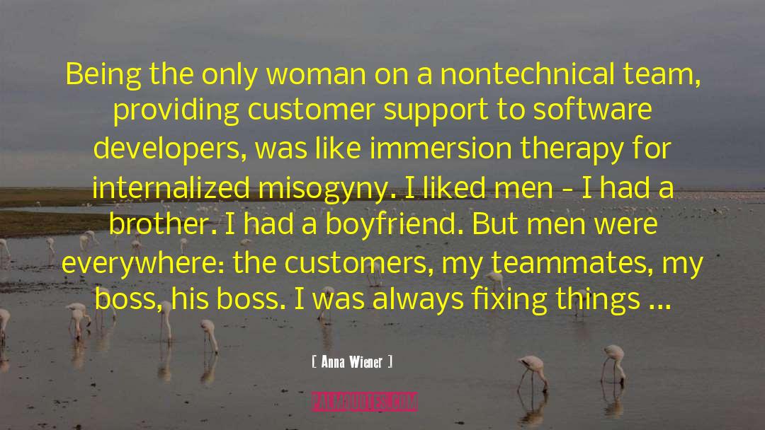 Feminist Authors quotes by Anna Wiener