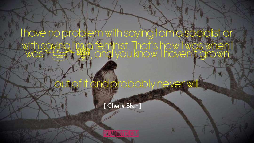 Feminist Blog quotes by Cherie Blair