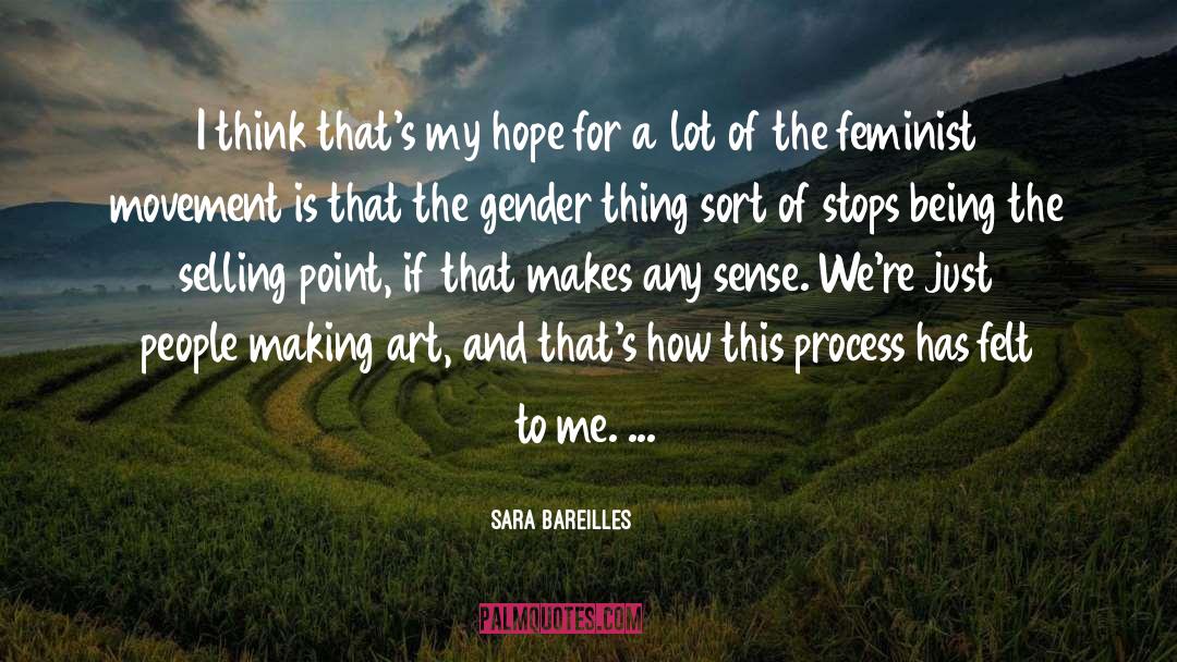Feminist Movement quotes by Sara Bareilles