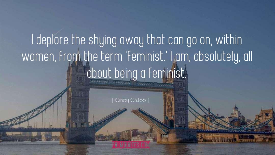 Feminist quotes by Cindy Gallop