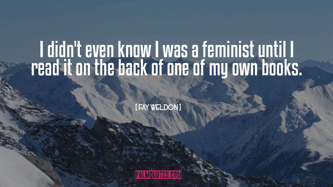 Feminist quotes by Fay Weldon