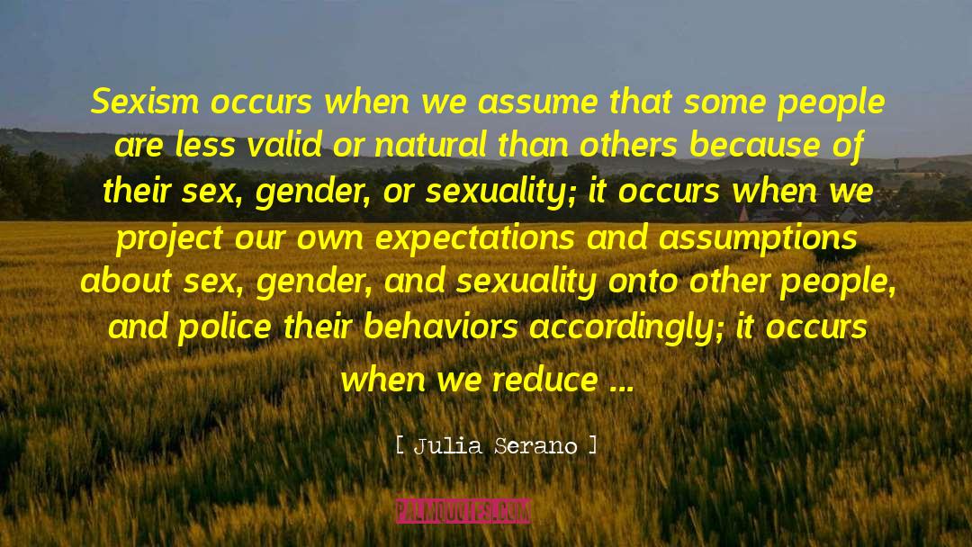 Feminist Sex quotes by Julia Serano