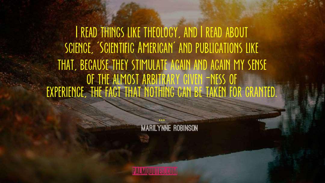 Feminist Theology quotes by Marilynne Robinson