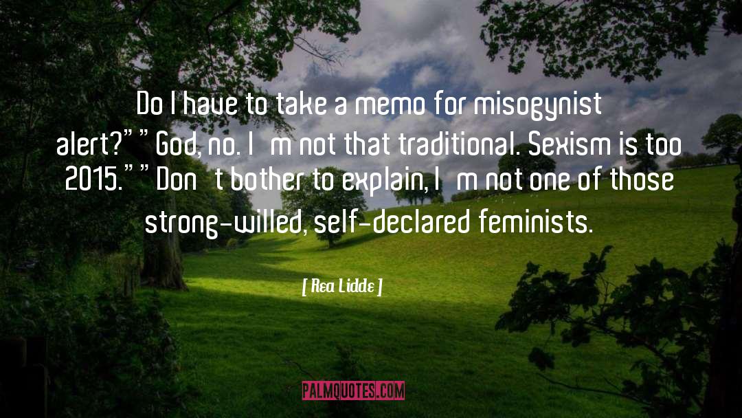 Feminists quotes by Rea Lidde