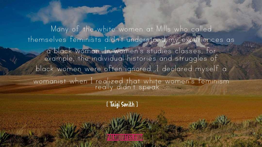 Feminists quotes by Taigi Smith