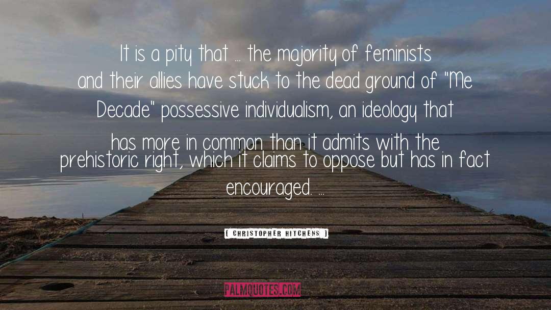 Feminists quotes by Christopher Hitchens