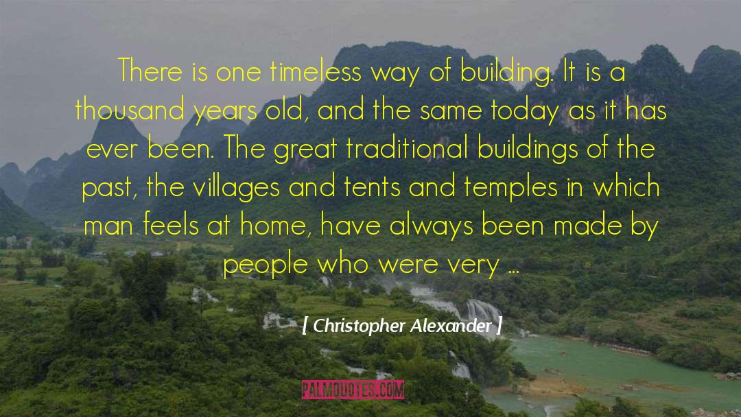 Fenny Villages quotes by Christopher Alexander