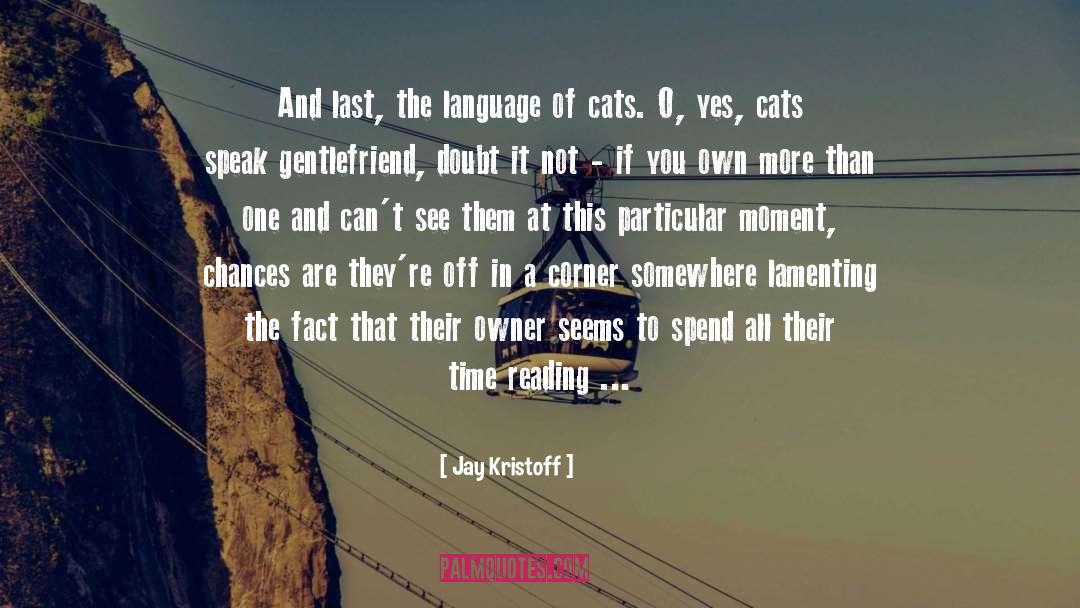 Feral Cats quotes by Jay Kristoff