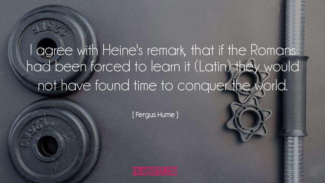 Fergus quotes by Fergus Hume