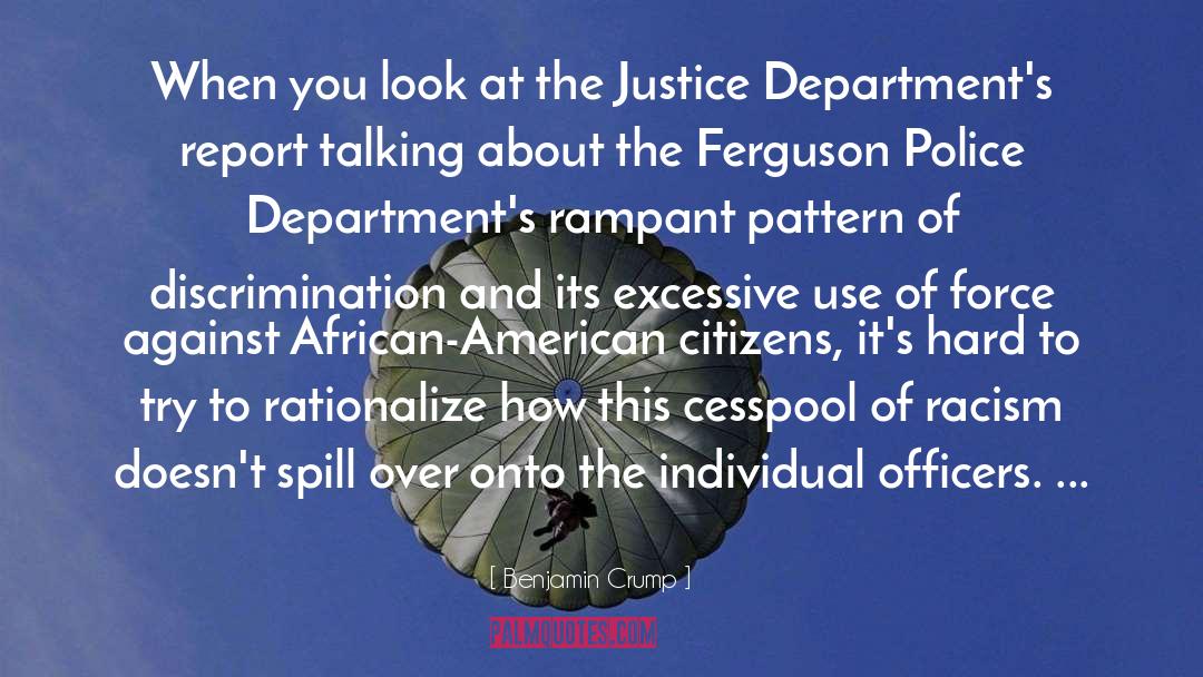 Ferguson quotes by Benjamin Crump