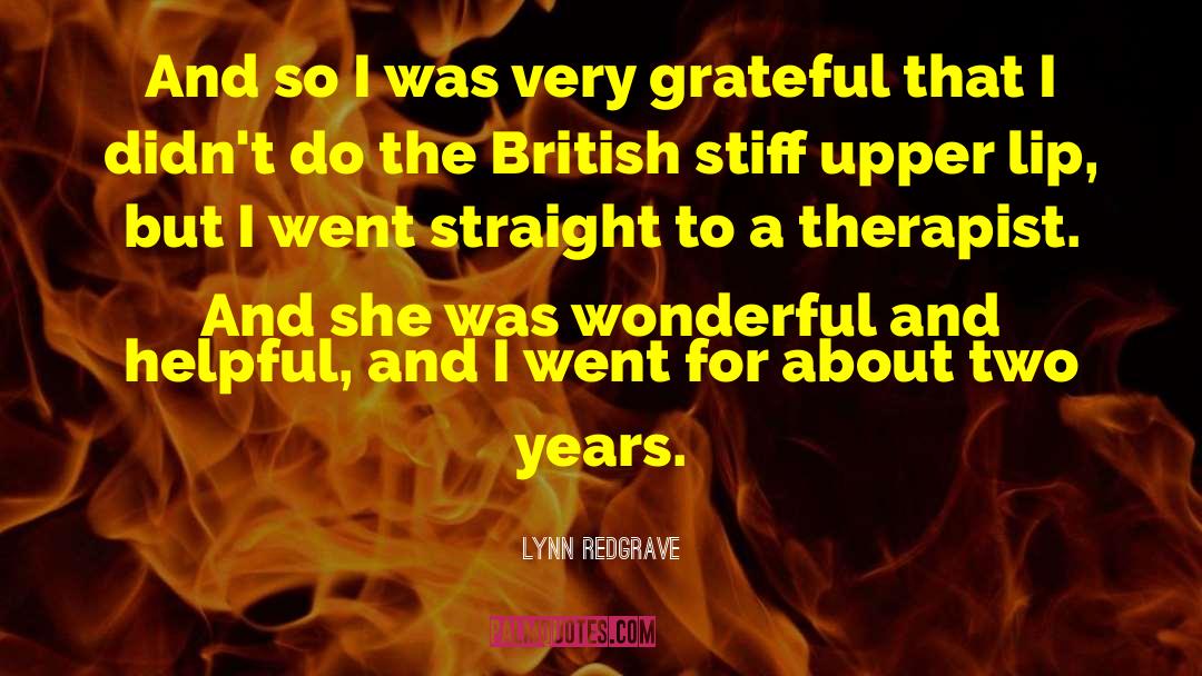 Ferity Lip quotes by Lynn Redgrave