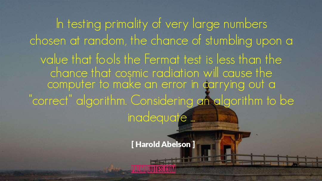 Fermat quotes by Harold Abelson