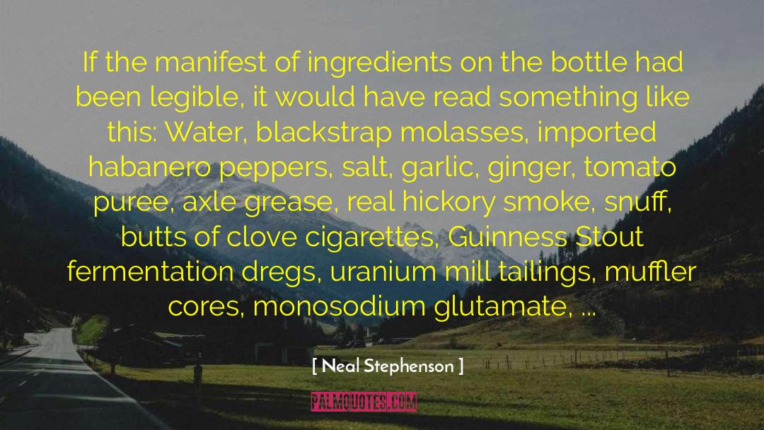 Fermentation quotes by Neal Stephenson