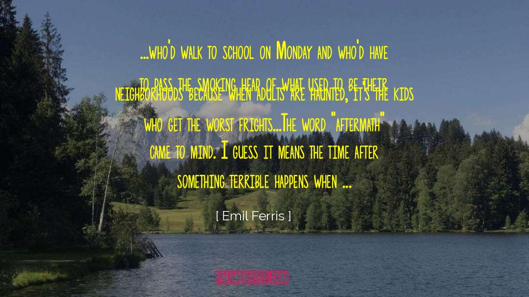 Ferris Bueller quotes by Emil Ferris