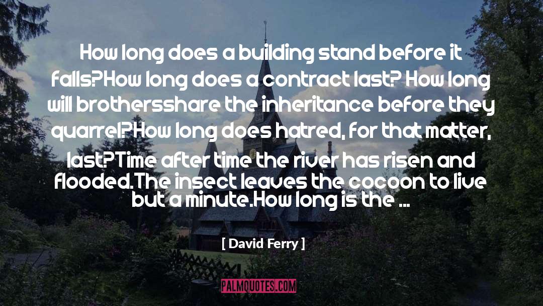 Ferry quotes by David Ferry